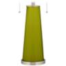 Color Plus Peggy 29 3/4" Olive Green Glass Table Lamp