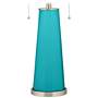 Color Plus Peggy 29 3/4" Modern Glass Surfer Blue Table Lamp
