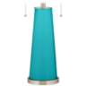 Color Plus Peggy 29 3/4" Modern Glass Surfer Blue Table Lamp