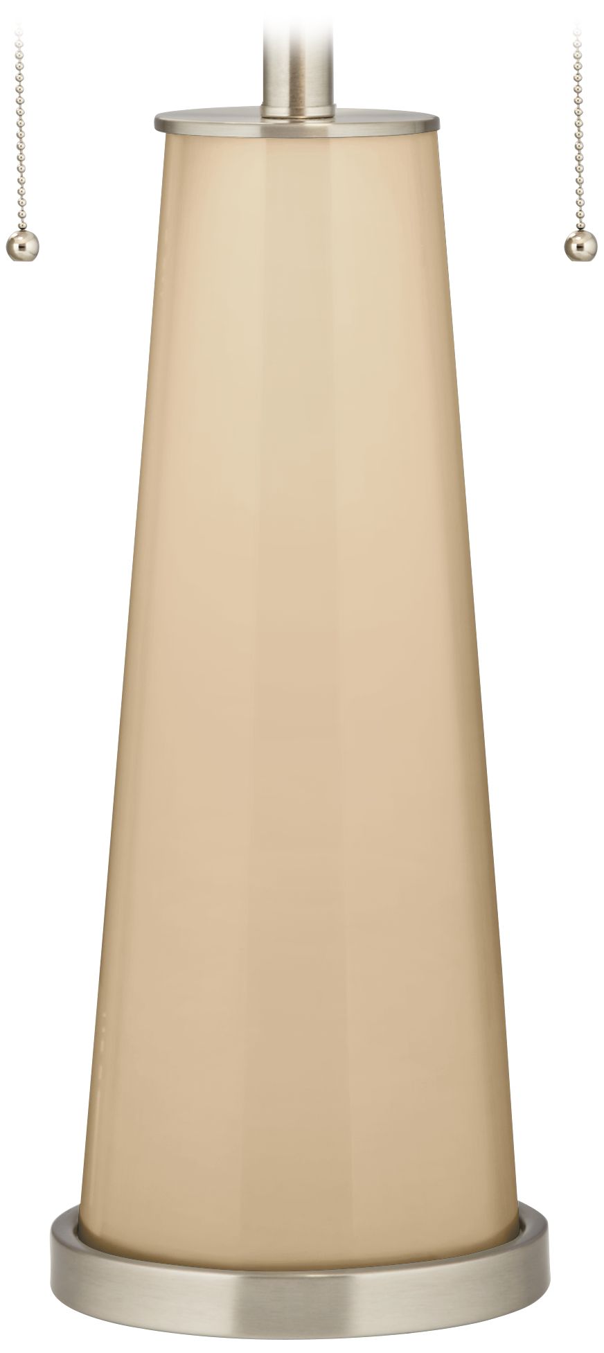 Color Plus Peggy 29 3/4" Colonial Tan Glass Table Lamp