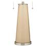 Color Plus Peggy 29 3/4" Colonial Tan Glass Table Lamp