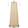 Color Plus Peggy 29 3/4" Colonial Tan Glass Table Lamp