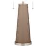 Mocha Peggy Glass Table Lamp