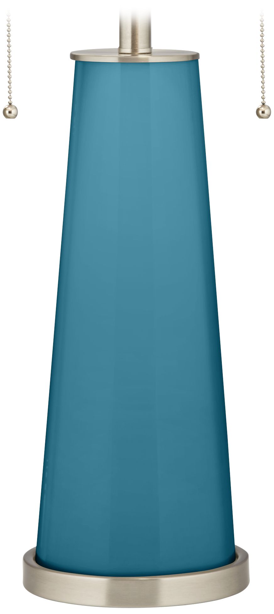 Color Plus Peggy 29 3/4" Modern Glass Great Falls Blue Table Lamp