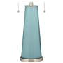 Color Plus Peggy 29 3/4" Modern Glass Raindrop Blue Table Lamp