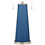 Color Plus Peggy 29 3/4" Regatta Blue Glass Table Lamp