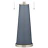 Color Plus Peggy 29 3/4" Modern Granite Peak Gray Table Lamp