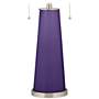 Color Plus Peggy 29 3/4" Izmir Purple Glass Table Lamp