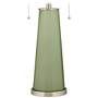 Color Plus Peggy 29 3/4" Majolica Green Glass Table Lamp