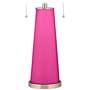 Color Plus Peggy 29 3/4" Modern Fuchsia Pink Glass Table Lamp
