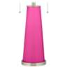 Color Plus Peggy 29 3/4" Modern Fuchsia Pink Glass Table Lamp
