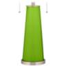 Color Plus Peggy 29 3/4" Neon Green Glass Table Lamp
