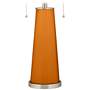 Color Plus Peggy 29 3/4" Cinnamon Spice Orange Glass Table Lamp