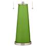 Color Plus Peggy 29 3/4" Rosemary Green Glass Table Lamp