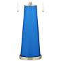 Color Plus Peggy 29 3/4" Royal Blue Glass Table Lamp