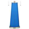 Color Plus Peggy 29 3/4" Royal Blue Glass Table Lamp