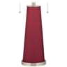 Color Plus Peggy 29 3/4" Antique Red Glass Table Lamp