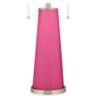 Color Plus Peggy 29 3/4" Blossom Pink Glass Table Lamp