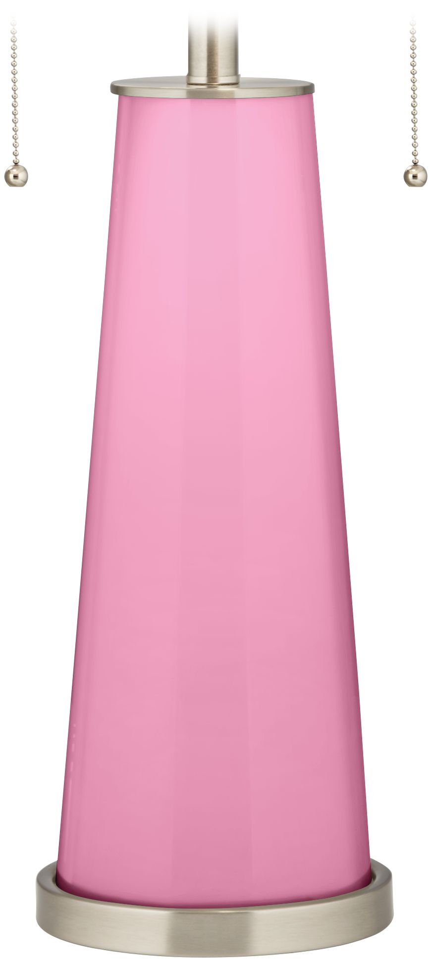 Color Plus Peggy 29 3/4" Candy Pink Glass Table Lamp