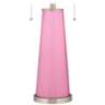 Color Plus Peggy 29 3/4" Candy Pink Glass Table Lamp