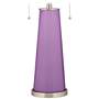 Color Plus Peggy 29 3/4" African Violet Purple Glass Table Lamp