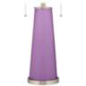 Color Plus Peggy 29 3/4" African Violet Purple Glass Table Lamp