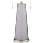Color Plus Peggy 29 3/4" Swanky Gray Glass Table Lamp