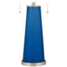 Color Plus Peggy 29 3/4" Hyper Blue Glass Table Lamp