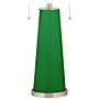 Color Plus Peggy 29 3/4" Envy Green Glass Table Lamp
