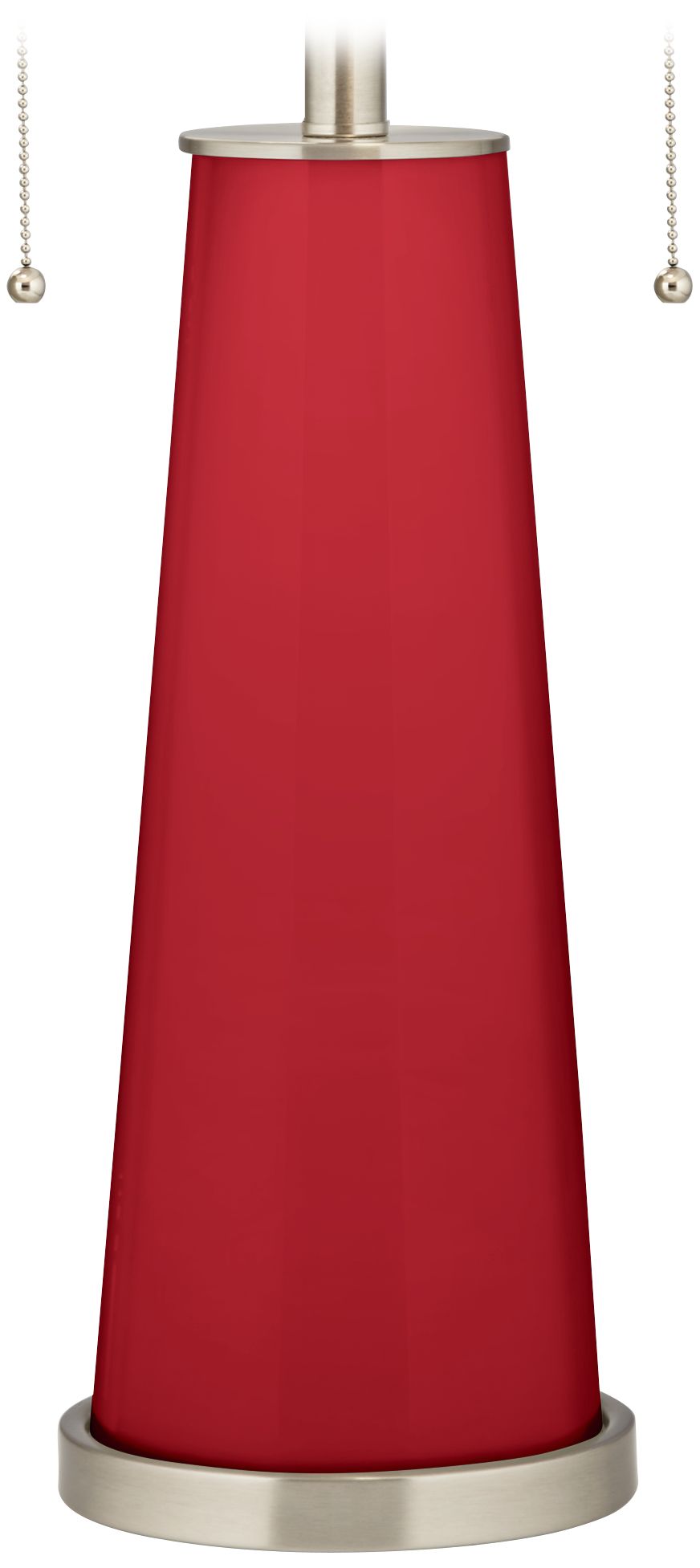 Color Plus Peggy 29 3/4" Ribbon Red Glass Table Lamp