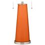 Color Plus Peggy 29 3/4" Invigorate Orange Glass Table Lamp