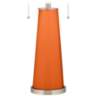 Color Plus Peggy 29 3/4" Invigorate Orange Glass Table Lamp