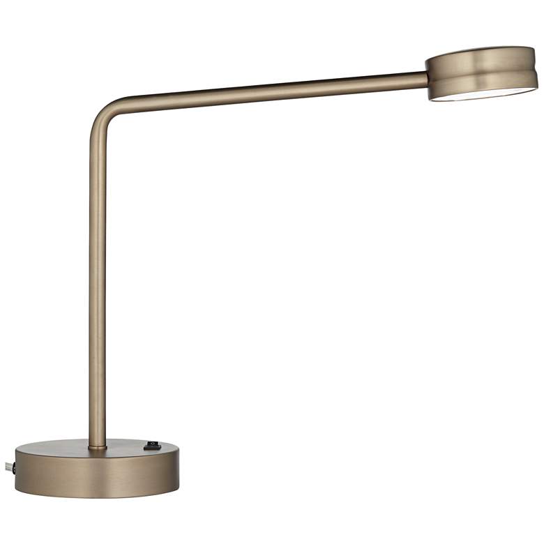 Image 1 89T66 - Oiled Bronze Aluminum Desk Lamp