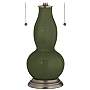 Secret Garden Gourd-Shaped Table Lamp with Alabaster Shade