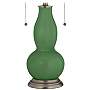 Garden Grove Gourd-Shaped Table Lamp with Alabaster Shade