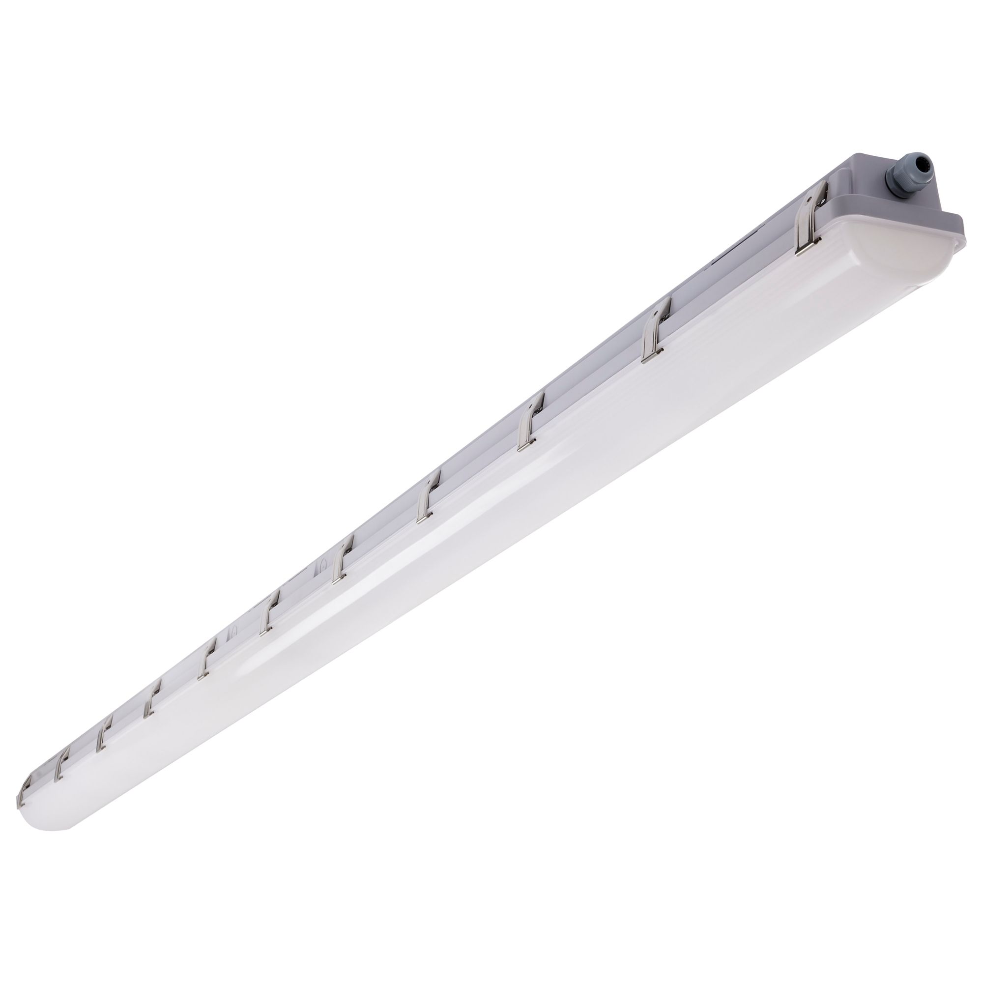 Image 2 8Ft Vapor Proof Linear Fixture CCT & Wattage Selectable IP65 and IK08 R more views