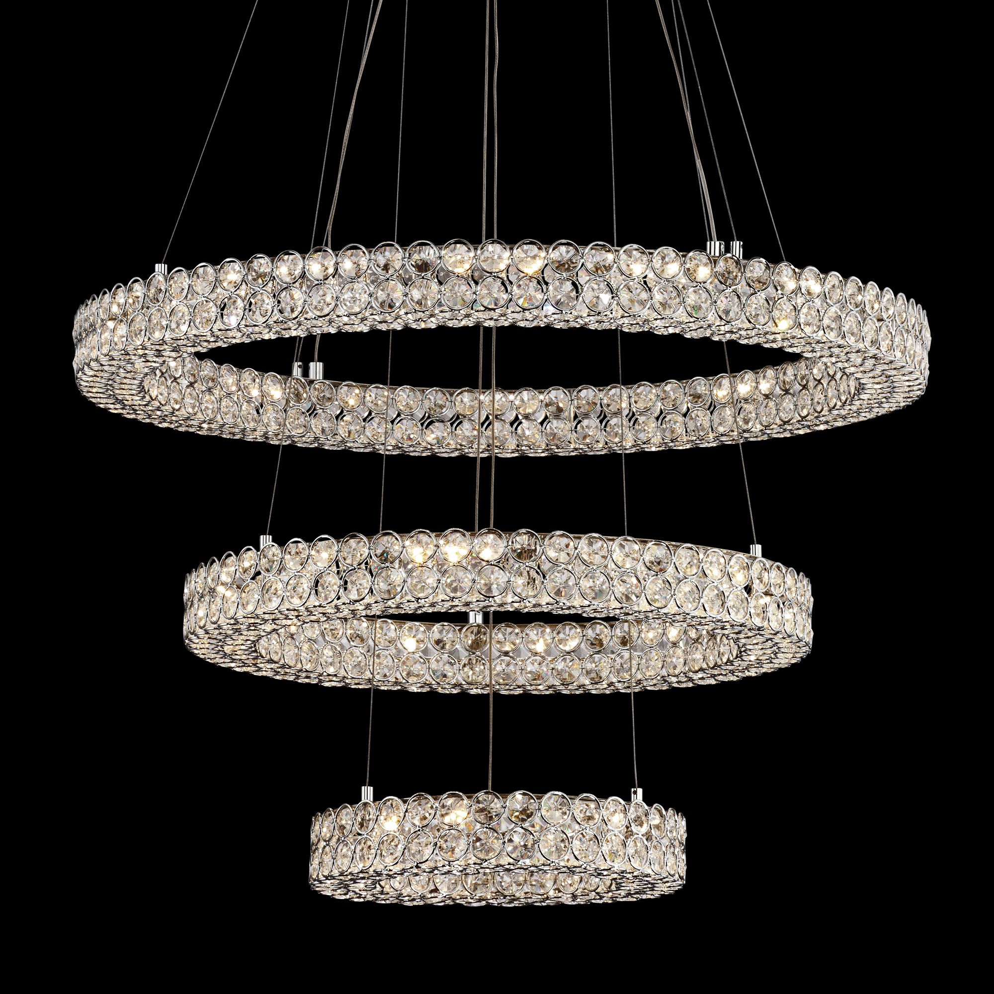 Crystal Foyer Chandeliers Entryway Lighting Lamps Plus