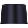 Color Plus Spencer 31&quot; Satin Navy Shade and Winter White Table Lamp