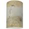 9.5" Ceramic Cylinder ADA Greco LED Outdoor Sconce w/ Perfs