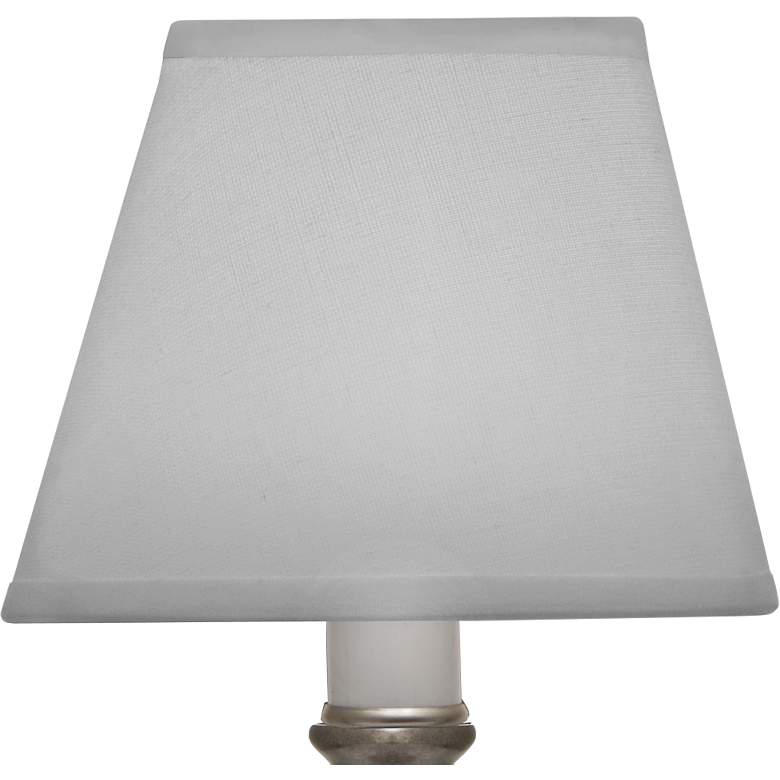 Image 2 9.5" H Antique Nickel candle lamp more views