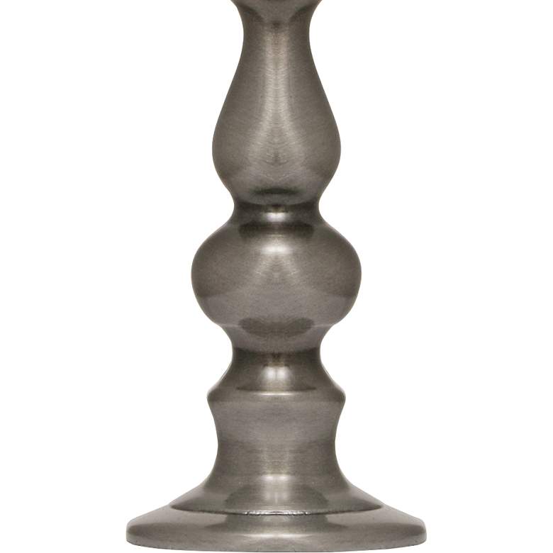 Image 3 9.5" H Antique Nickel candle lamp more views