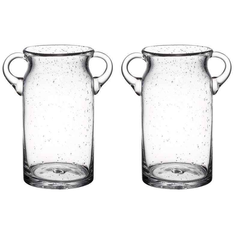 Image 1 9.8 inch Clear Ice Buckets - Set of 2