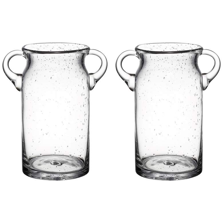 Image 1 9.8" Clear Ice Buckets - Set of 2