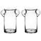 9.8" Clear Ice Buckets - Set of 2