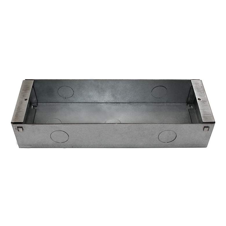 Image 1 9 1/2 inch x 3 1/4 inch Steel Back Box for Newport LED Step Light