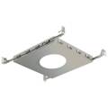 9 1/2&quot;W Metal New Construction Plate for 3&quot; Round Recessed