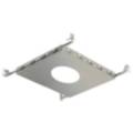 9 1/2&quot;W Steel New Construction Plate for 3&quot; Round Recessed