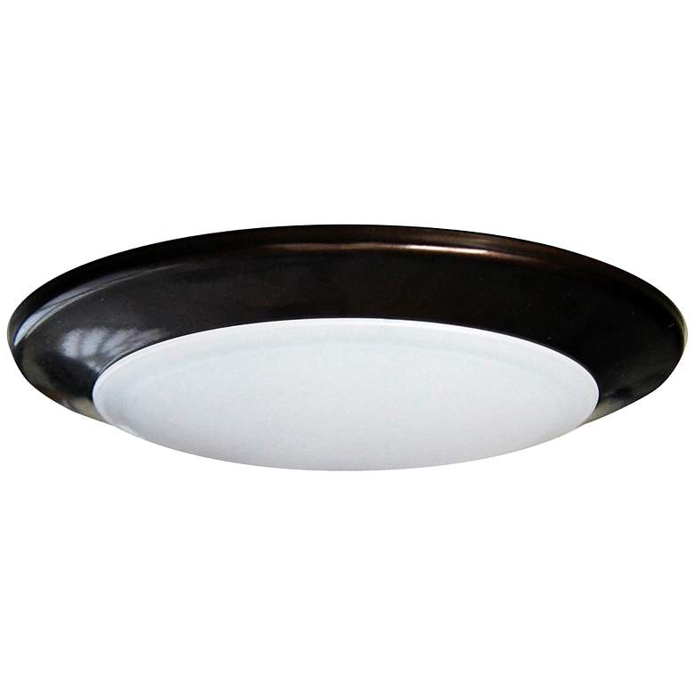 Image 1 9" Disk 30 Watt Surface Mount LED Retrofit Trim in Bronze