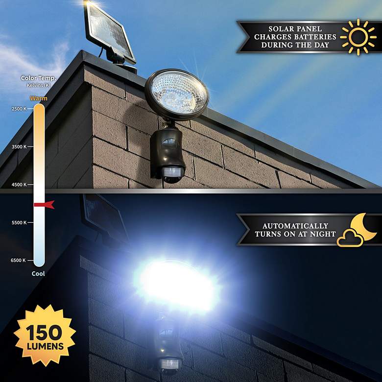 Image 3 9-LED Solar Motion Sensor Security Light more views