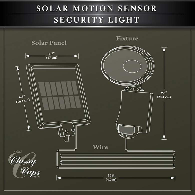 Image 6 9-LED Solar Motion Sensor Security Light more views
